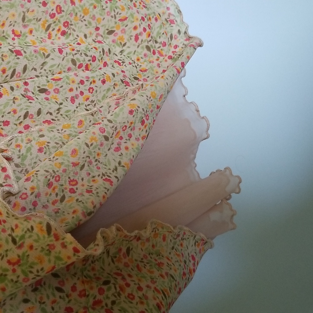 Vintage 90s Calvin Klein Floral Slip Dress - Picture 6 of 8